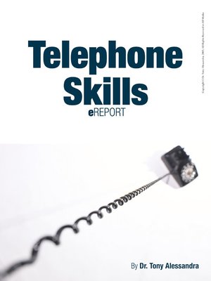 cover image of Telephone Skills ebook